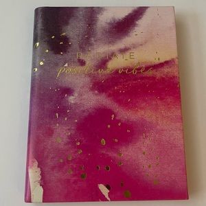 Radiate Positive Vibes 6”x8” Embossed Hidden Spiral Journal. 96 Lined Sheets